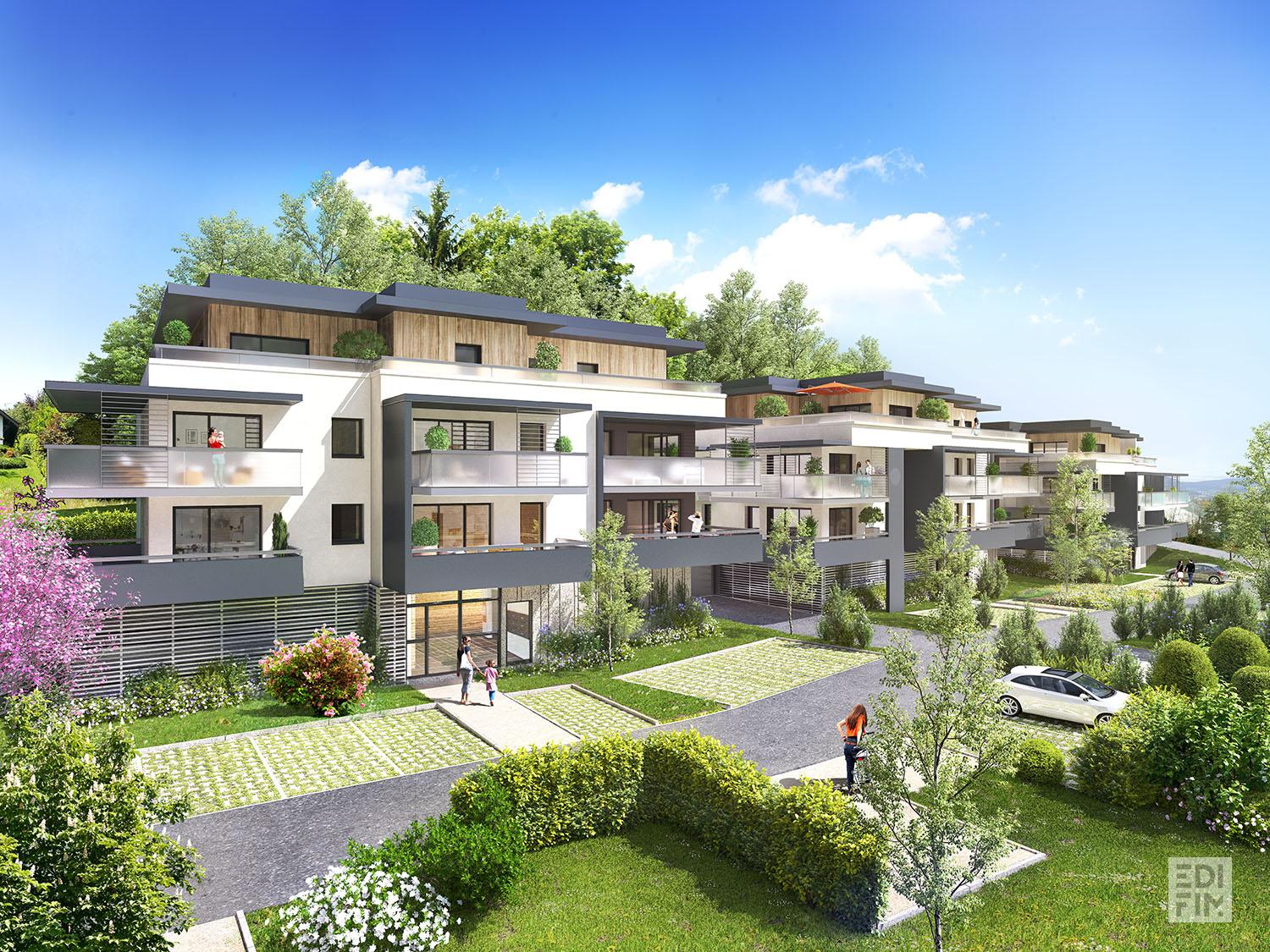 Agence Des Majordhome 55 Av De La Rose Achat appartement neuf Seynod - Le Bois des Roses - Programme